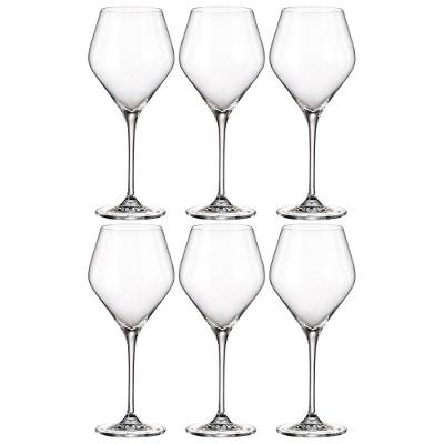 Conjunto de Taças para Vinho Bohemia Loxia em Cristal 400ml - 6 Peças