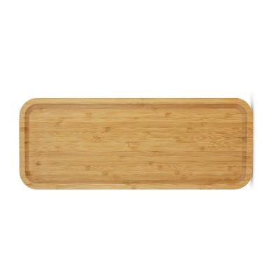 Bandeja Retangular Rasa Euro Home BAM2871 44,5x16,5cm Bambu Natural