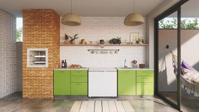 Freezer Horizontal Consul CHA31MB 307L Branco Super Frio Porta com Chave