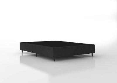 Base Box Casal Ortobom Imperio 138 Cinza Chumbo Madeira de Reflorestamento e Poliéster