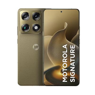 Smartphone Motorola Signature 6.8” 512GB 5G 165Hz Câmera Tripla 50MP Martini Olive