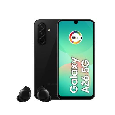 Smartphone Samsung Galaxy A26 5G Tela 6.7" 256GB Câmera Tripla 50MP Preto + Galaxy Buds Core Preto
