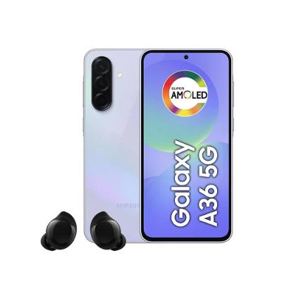 Smartphone Samsung Galaxy A36 5G Tela 6.7" 128GB Câmera Tripla 50MP Violeta + Galaxy Buds Core Bluetooth Preto