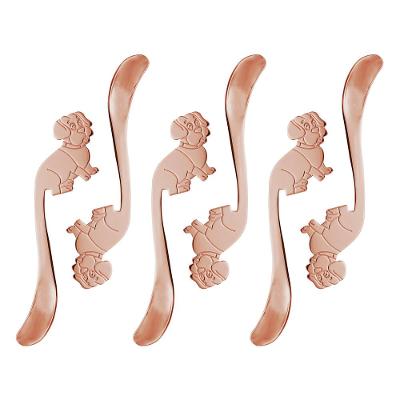 Jogo de Colheres L`Hermitage Piccolo Inox 6 Peças Cobre