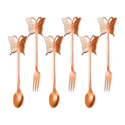 Jogo de Talheres L`Hermitage Romantique Inox 6 Peças Cobre