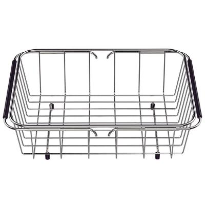 Cesta Aramada Tramontina para Cubas e Pias Retangular com Alça Regulável