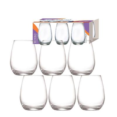 Conjunto de Copos para Água Ruvolo Emerald 350 ml - 6 Peças