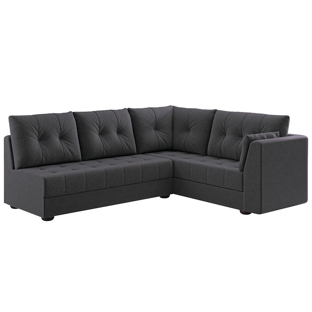 Sofá de Canto 6 Lugares Linoforte Toronto com Revestimento em Tecido Suede - 4