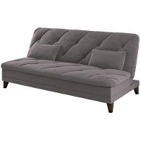 Sofá-Cama 3 Lugares Linoforte Jamile com Encosto Reclinável em Tecido Suede - 188cm de Largura - 6