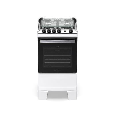 Fogão Atlas Agile Up 4 Bocas com Mesa Inox e Acendimento Automático Bivolt Branco