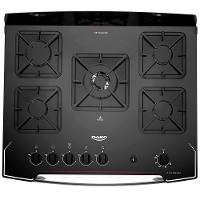 Fogão Dako 5 Bocas Diplomata com Mesa de Vidro, Acendimento Automático e Queimador Tripla Chama Bivolt – Preto - 5