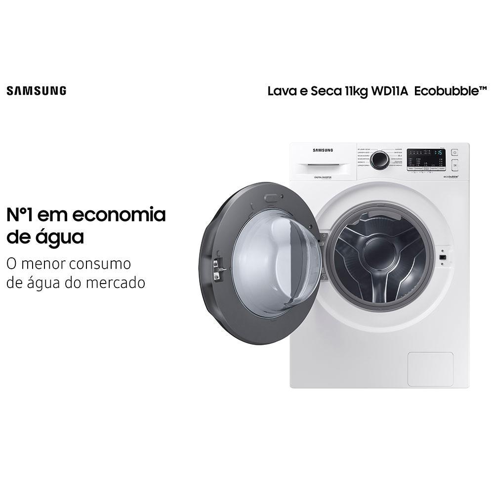 Lava e Seca Samsung WD11A 3 em 1 Branca com Ecobubble e Lavagem a Seco WD11A4453BW – 11 kg - 2