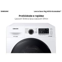 Lava e Seca Samsung WD11A 3 em 1 Branca com Ecobubble e Lavagem a Seco WD11A4453BW – 11 kg - 11