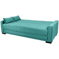 Sofá-Cama 3 Lugares Matrix Grazi Revestido em Veludo - 206cm de largura - 13