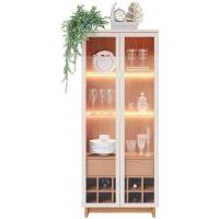 Cristaleira Colibri Guanabara MDP com 3 Prateleiras, 2 Portas de Vidro, 1 Gaveta e 1 Adega - 5