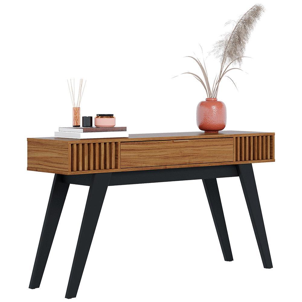 Aparador Colibri Riviera MDP com 1 Gaveta e Pés em Madeira Maciça - 6