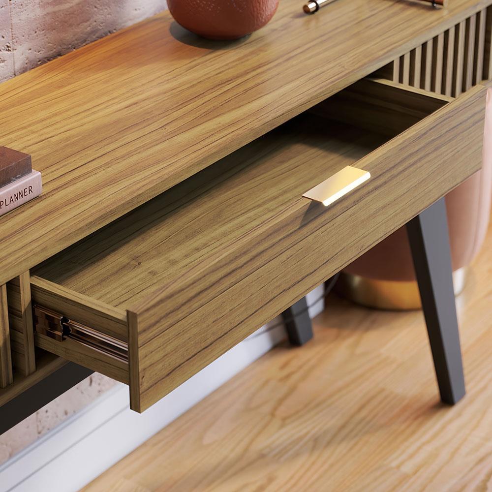 Aparador Colibri Riviera MDP com 1 Gaveta e Pés em Madeira Maciça - 7