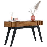 Aparador Colibri Riviera MDP com 1 Gaveta e Pés em Madeira Maciça - 6