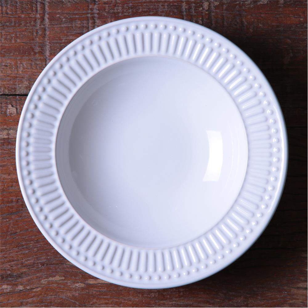 Conjunto de Pratos Fundos Porto Brasil Roma em Faiança Feldspática – 6 Peças - 3