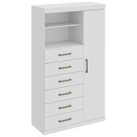 Cômoda Multiuso Santos Andirá Marabá com 1 Porta e 6 Gavetas - 2