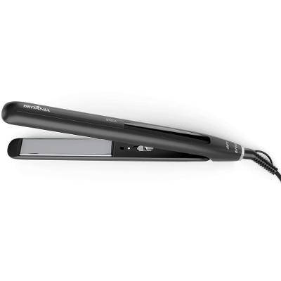Prancha de Cabelo Britânia BPR03A Cerâmica 200°C PTC Trava Fechamento Preto Bivolt