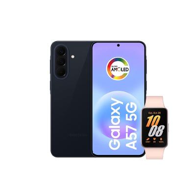 Smartphone Samsung Galaxy A57 5G Tela 6.7" 128GB Azul Escuro + Galaxy Fit 3 Rosé