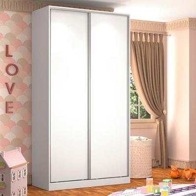 Guarda-Roupa Nova Mobile Compact com 2 Portas de Correr, 3 Gavetas e 6 Prateleiras