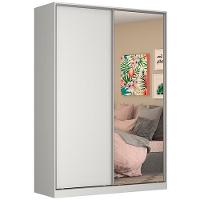 Guarda-Roupa Nova Mobile Magic com 2 Portas de Correr, 3 Gavetas e Espelho - 2