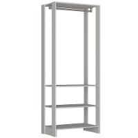 Roupeiro Closet Nova Mobile Yes com 3 Prateleiras e Cabideiro - 2