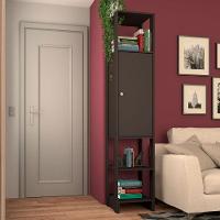 Armário Closet Nova Mobile Slim Yes com 1 Porta e 3 Prateleiras - 1
