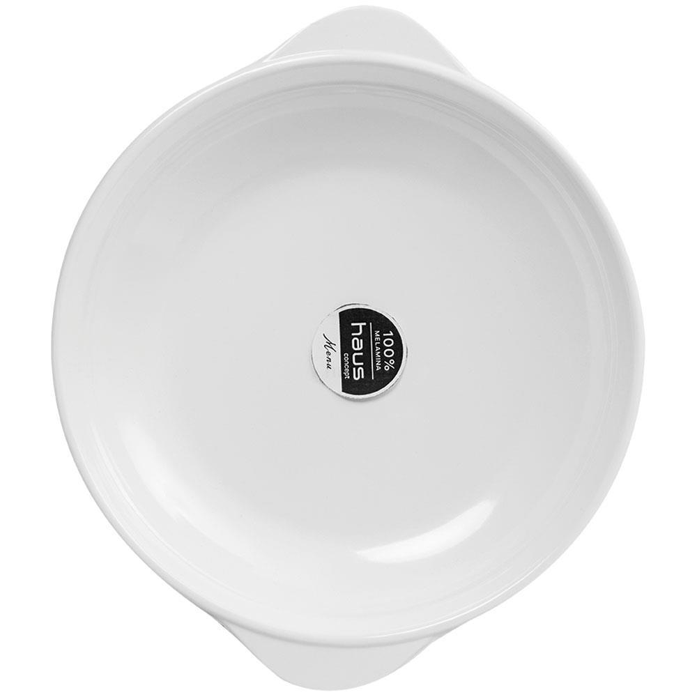 Prato com Abas Haus Concept Fideli 57602/002 Melamina 17,5cm - Branco - 2