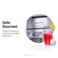 Geladeira LG Frost Free 598L Side by Side Inverter GC-X257CSH Tecnologia InstaView e Uvnano Aço Escovado - 6