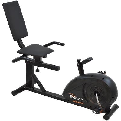 Bicicleta Ergométrica Horizontal Polimet BH-3800 Preta