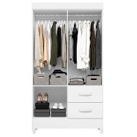 Guarda-Roupa Palumóveis Mobi com 4 Portas e 2 Gavetas - 5