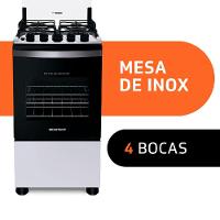 Fogão Brastemp 4 Bocas BFO4NBB Clean com Mesa de Inox, 2 Prateleiras Ajustáveis e Acendimento automático Bivolt – Branco - 2