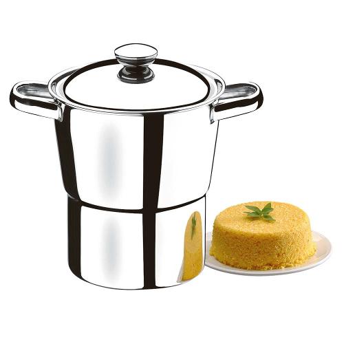 Cuscuzeira Brinox Lyon 2364/100 em Aço Inox - 16 cm