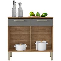 Balcão Duplo Kit`s Paraná Nala com 2 Portas e 2 Gavetas - 3