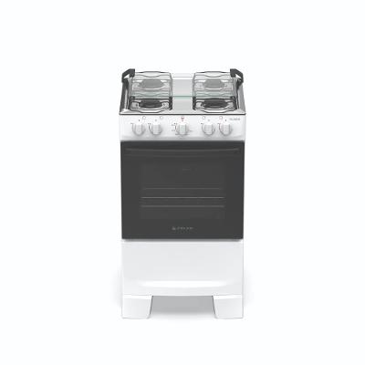 Fogão 4 Bocas Atlas Coliseum Plus com Mesa Inox Acendimento Manual Branco