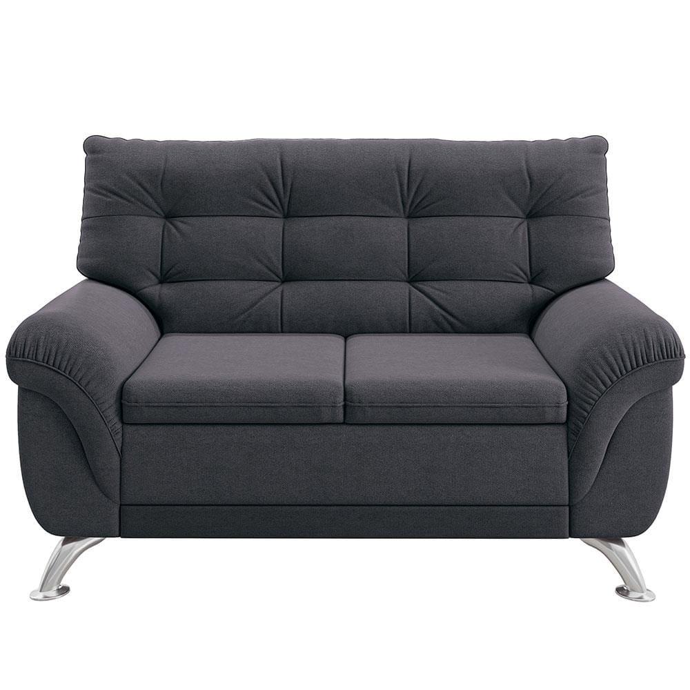 Sofá 2 Lugares Linoforte Arezzo Revestido em Suede com 152cm de Largura - 3