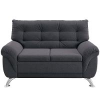 Sofá 2 Lugares Linoforte Arezzo Revestido em Suede com 152cm de Largura - 3