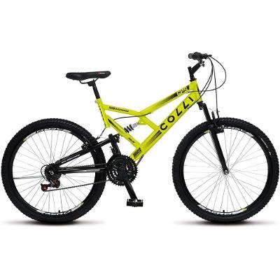 Bicicleta Aro 26 Colli Bike GPS 21 Marchas e Quadro 19" - Amarela