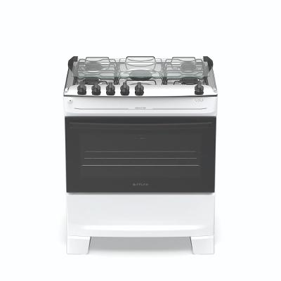 Fogão Atlas Monaco Top 5 Bocas com Acendimento Automático Branco Bivolt