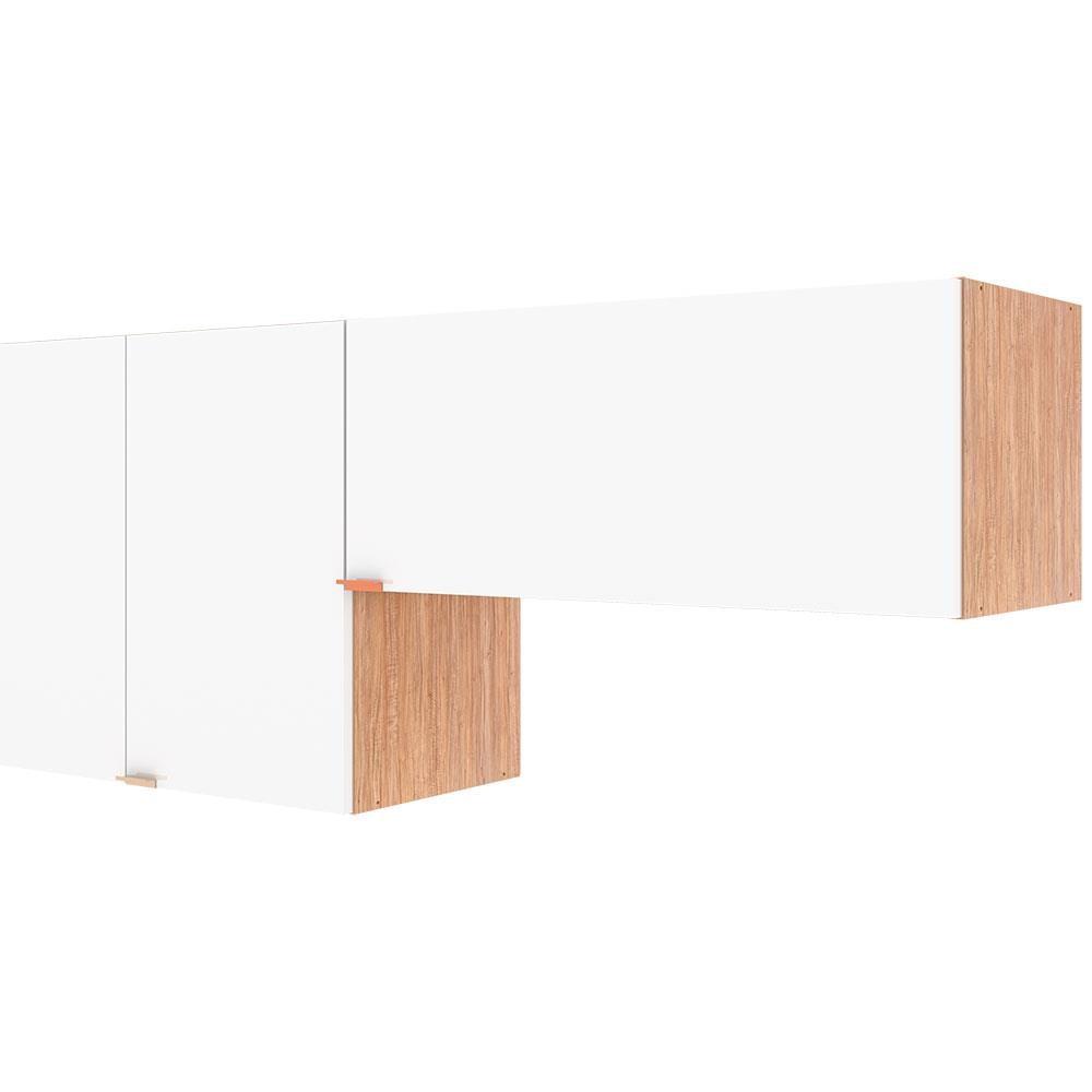 Cozinha Completa Bartira Joy com 11 Portas, 2 Gavetas, 5 Prateleiras e Nicho para Micro-ondas - 244,5cm de largura - 3