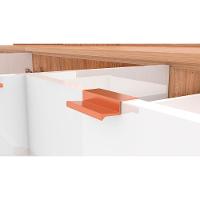 Cozinha Completa Bartira Joy com 11 Portas, 2 Gavetas, 5 Prateleiras e Nicho para Micro-ondas - 244,5cm de largura - 6