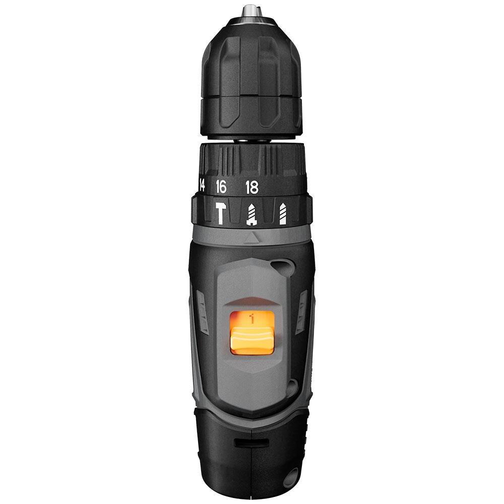 Parafusadeira e Furadeira de Impacto WAP BPFI 12K4 Carregador Bivolt 12V 3/8” com Maleta e Acessórios - 6