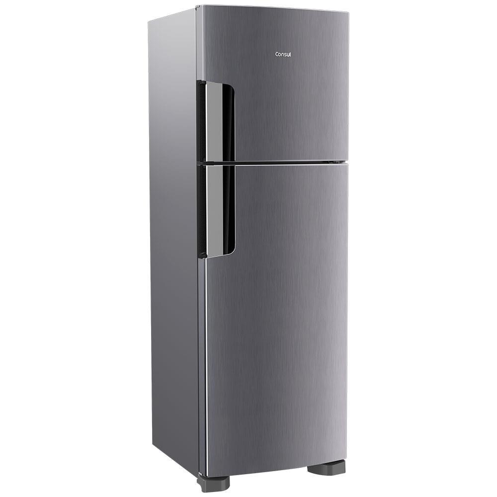 Geladeira Consul Duplex CRM44AK Frost Free com Altura Flex, Função Turbo e Freezer Espaçoso 386 L - Inox - 1