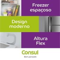Geladeira Consul Duplex CRM44AK Frost Free com Altura Flex, Função Turbo e Freezer Espaçoso 386 L - Inox - 5