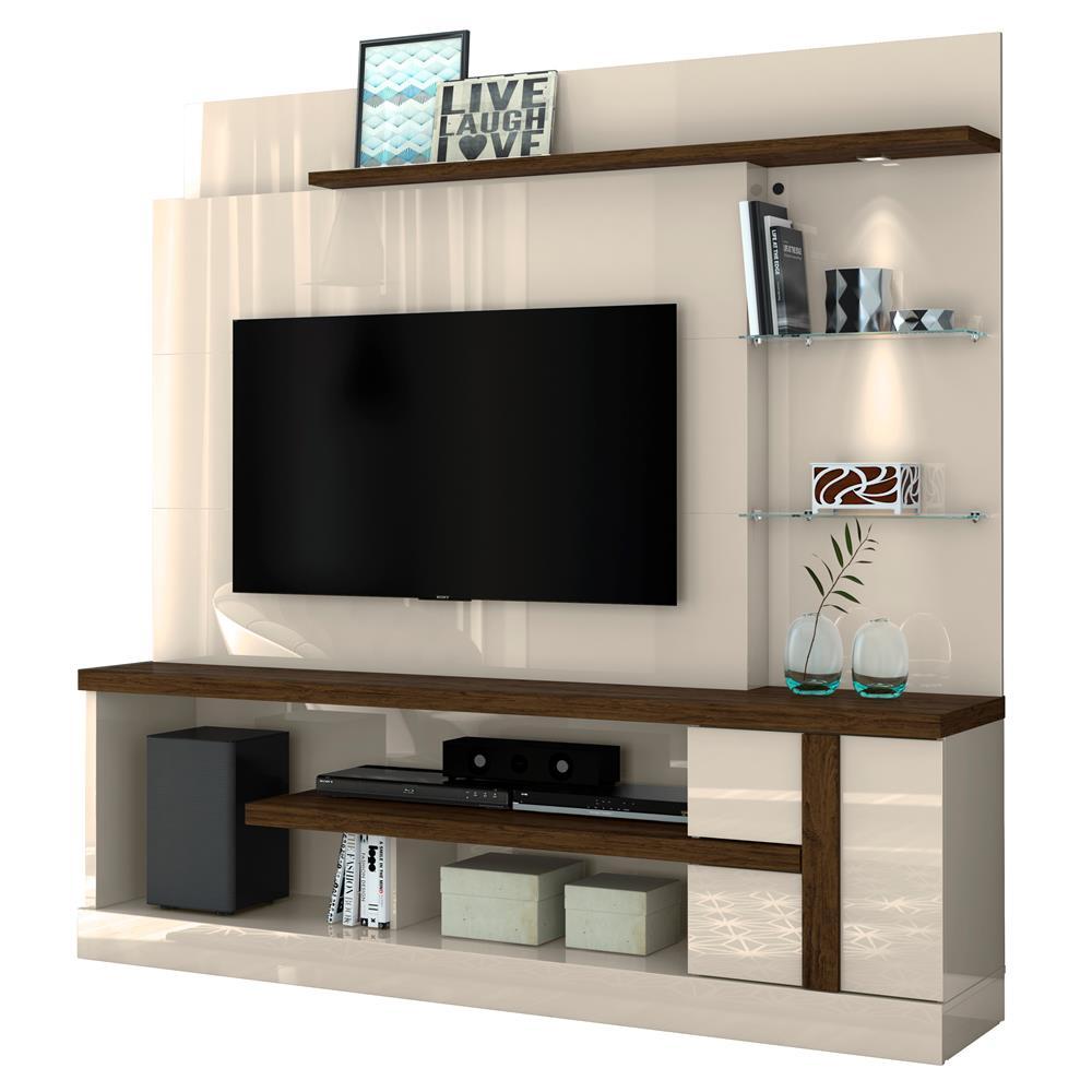 Estante Home Madetec Alan com 181,5 cm de Largura, Ideal para TV de Até 55” - 1
