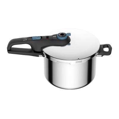 Panela de Pressão Rochedo Inox Trendy 6L Fechamento Externo Indução Fundo Triplo