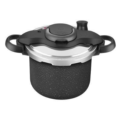 Panela de Pressão Rochedo Clipso 4,5 litros Stone Pro Fechamento Externo Tecnologia Turbo Efeito Pedra